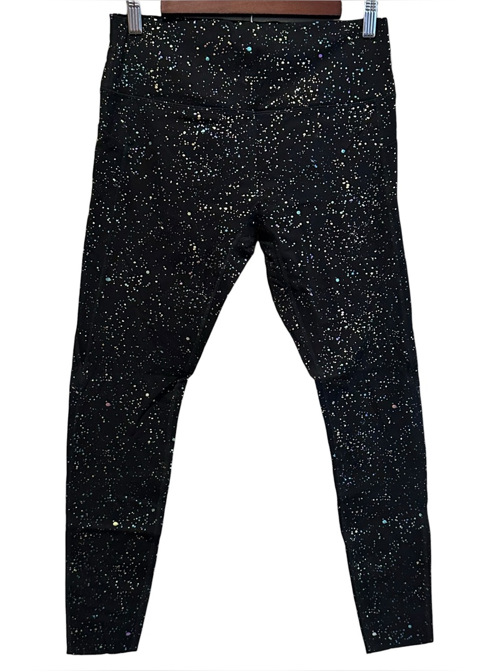 Curves N Combatboots Women’s High Rise Ankle Splatter Leggings Pockets Large